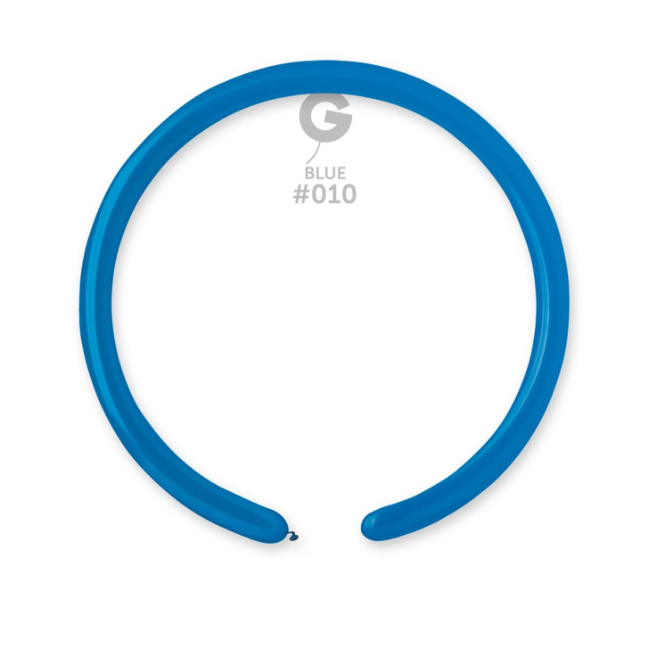 Modelling Latex Balloon 160 Standard Blue - 100 pack