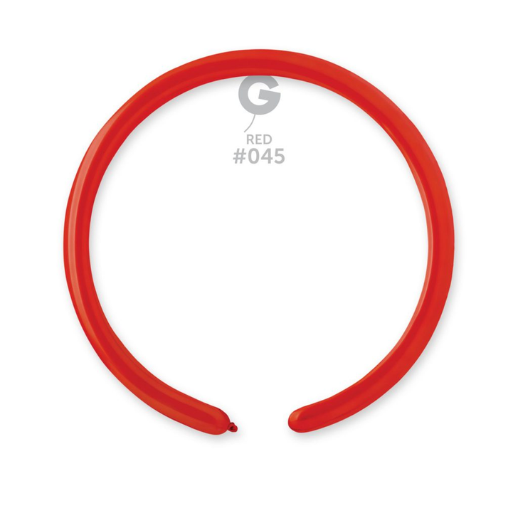 Modelling Latex Balloon 160 Standard Red - 100 pack