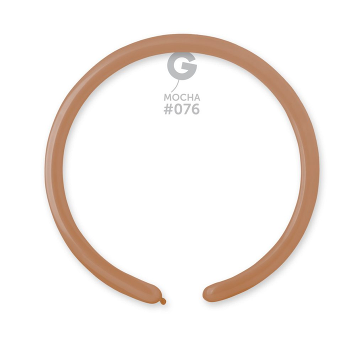 Modelling Latex Balloon 160 Standard Mocha - 100 pack