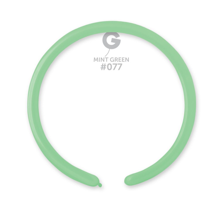 Modelling Latex Balloon 160 Standard Mint Green - 100 pack