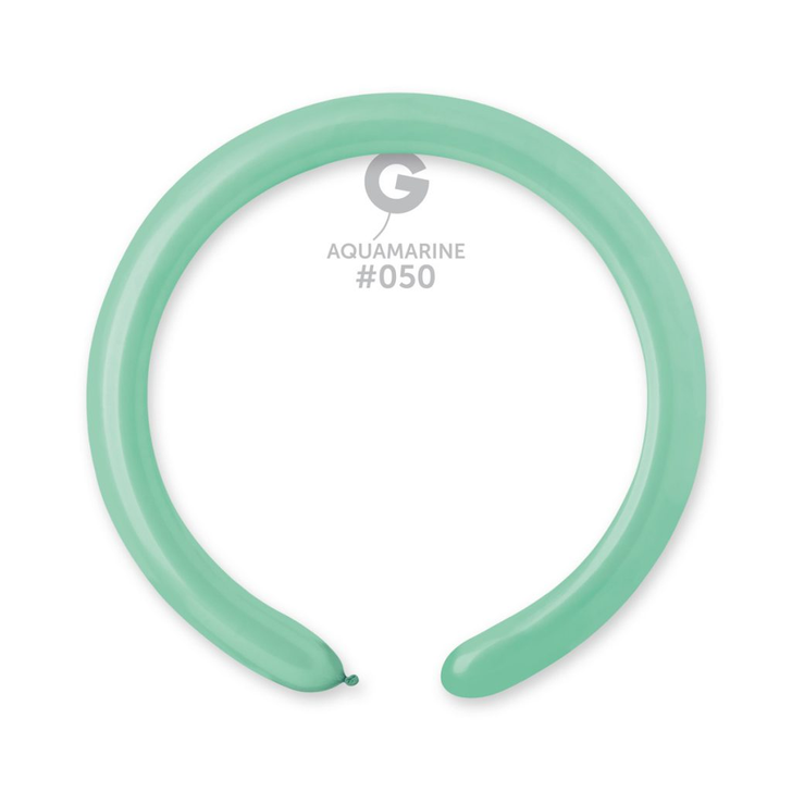 Modelling Latex Balloon 260 Standard Aquamarine - 100 pack