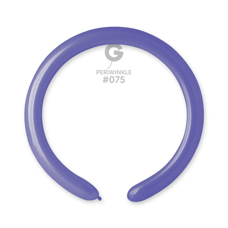 Modelling Latex Balloon 260 Standard Periwinkle - 100 pack