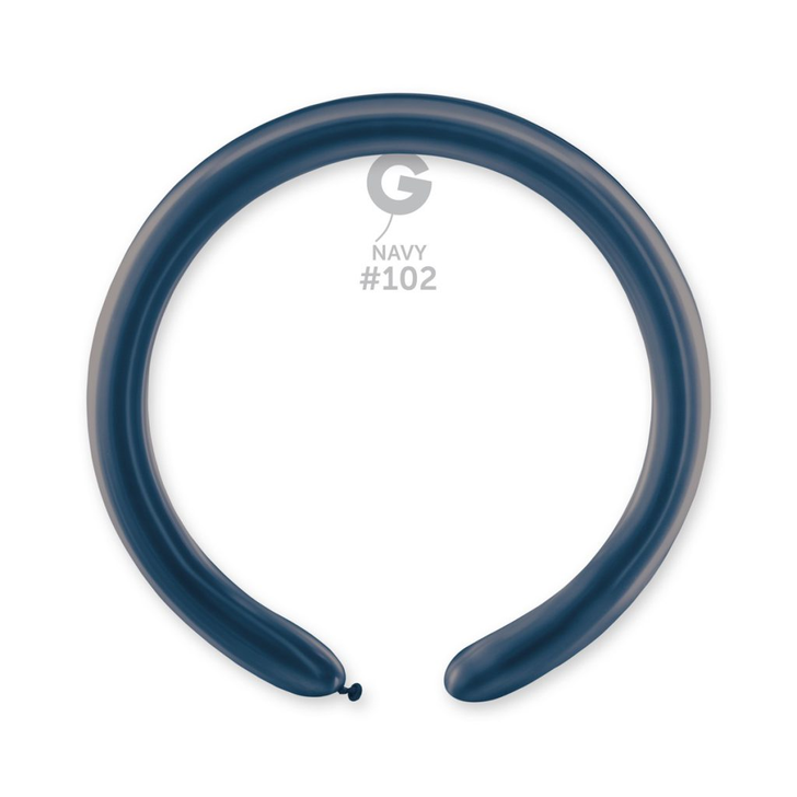 Modelling Latex Balloon 260 Standard Navy - 100 pack