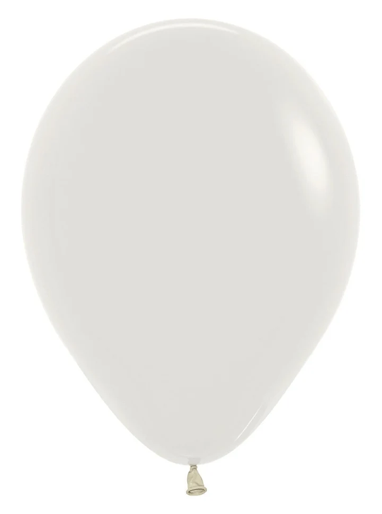Round Latex Balloon Standard White 11 inch - 100 pack