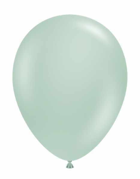 Round Latex Balloon Designer Empower Mint 11 inch - 100 pack