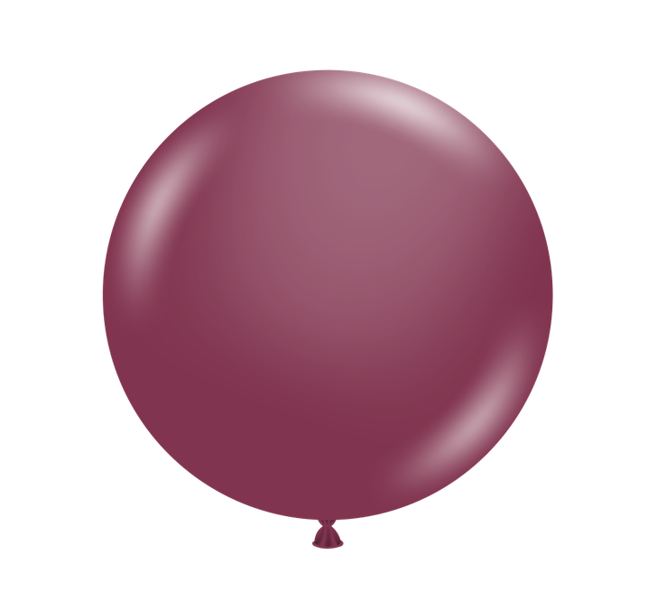 Round Latex Balloon Designer Sangria 24 inch - 5 pack