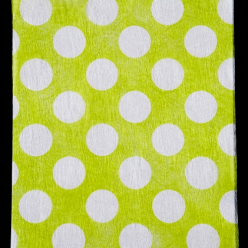 Decorative Fabric Dots Lime 30cm x 500cm – 1 roll