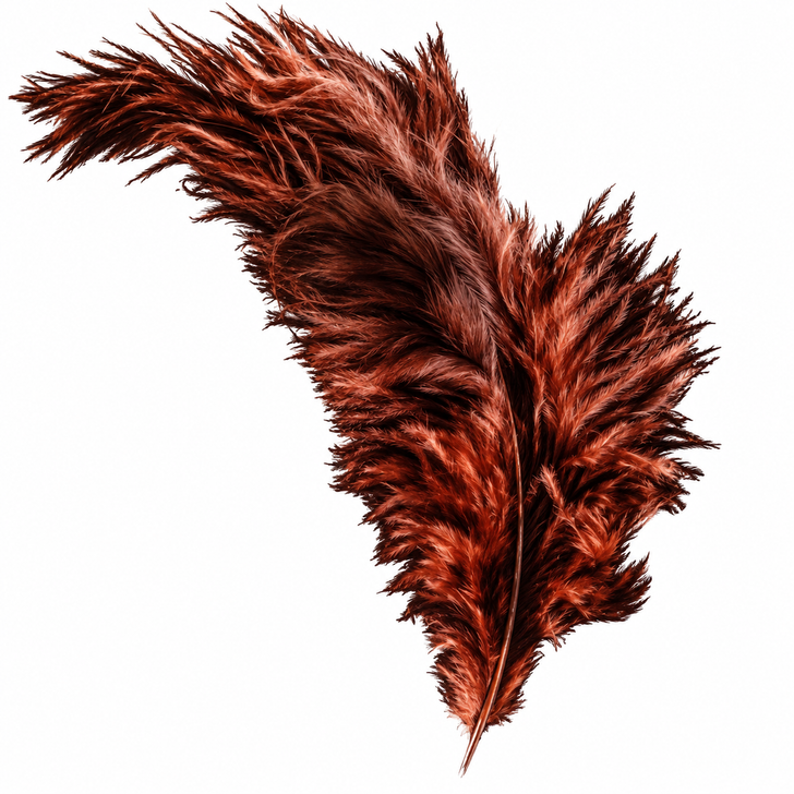 Decorative Feathers Chocolate 5g – 1 pack