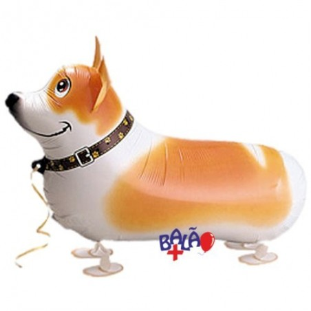 Foil Balloon AirWalker Walking Corgi 21 inch - 1 pack