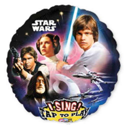 Foil Balloon Singing Star Wars 28 inch - 1 pack