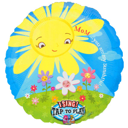 Foil Balloon Singing Mom U R My Sunshine 28 inch - 1 pack
