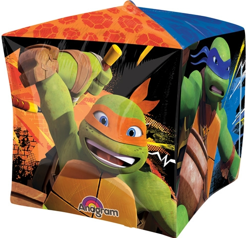 Foil Balloon Cubez Teenage Mutant Ninja Turtles 16 inch - 1 pack