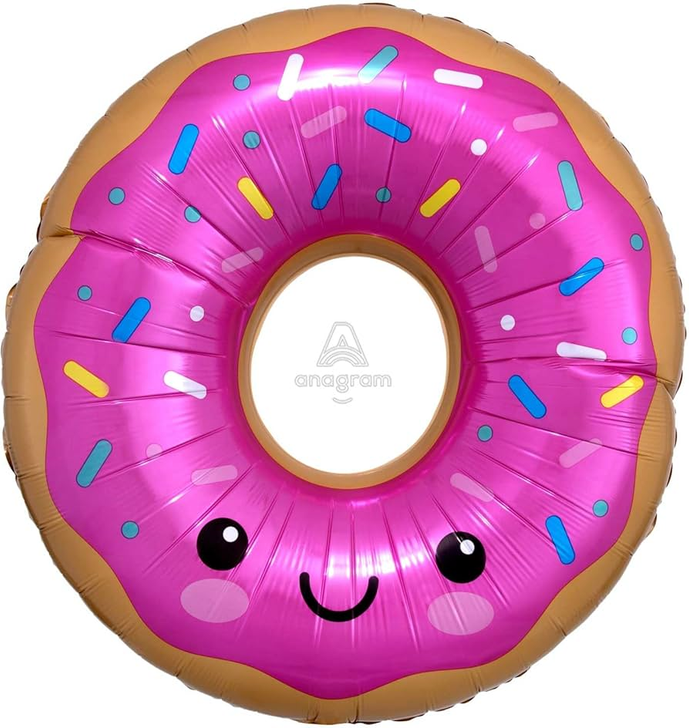 Foil Balloon SuperShape Donut 27 inch - 1 pack
