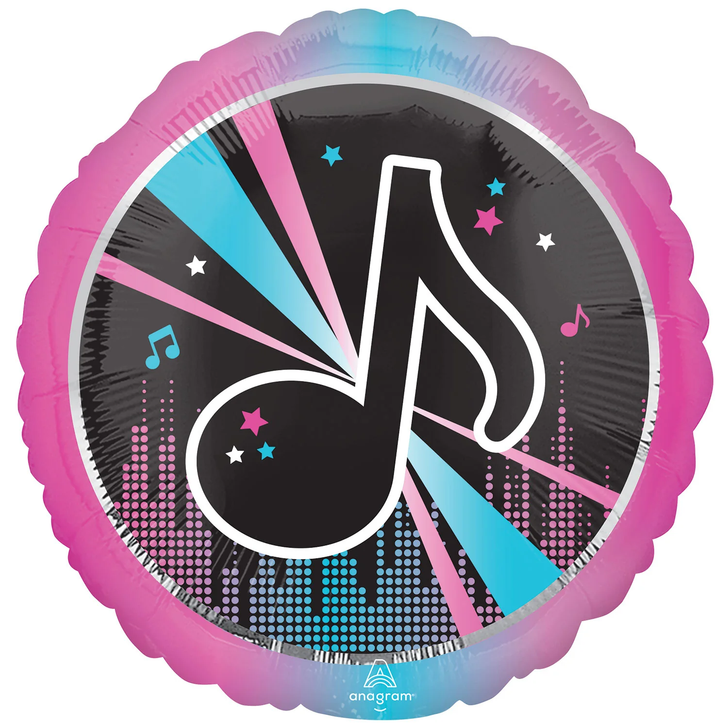 Foil Balloon Jumbo Music Note 28 inch - 1 pack