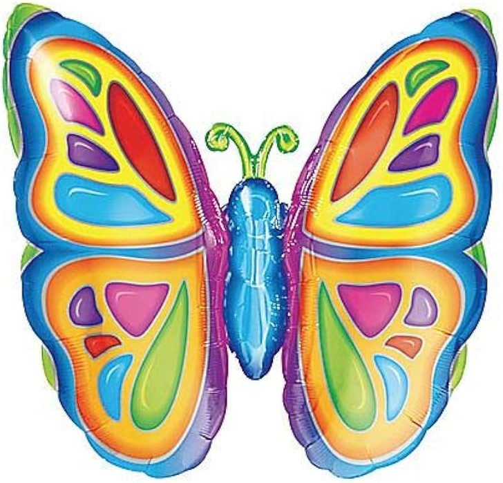 Foil Balloon SuperShape Butterfly 25 inch - 1 pack