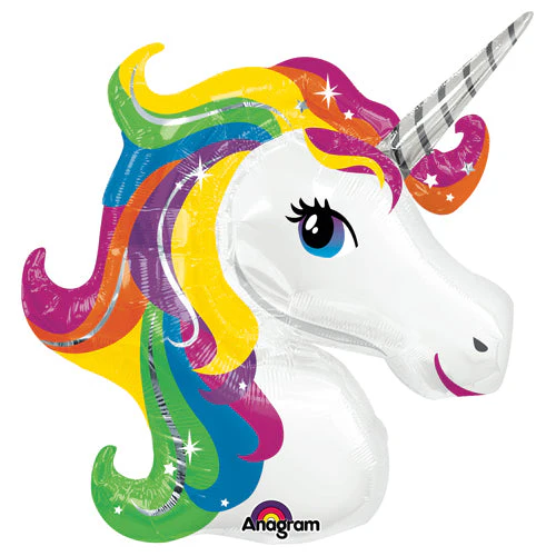 Foil Balloon Unicorn 33 inch - 1 pack