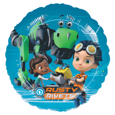 Foil Balloon Rusty Rivets 17 inch - 1 pack