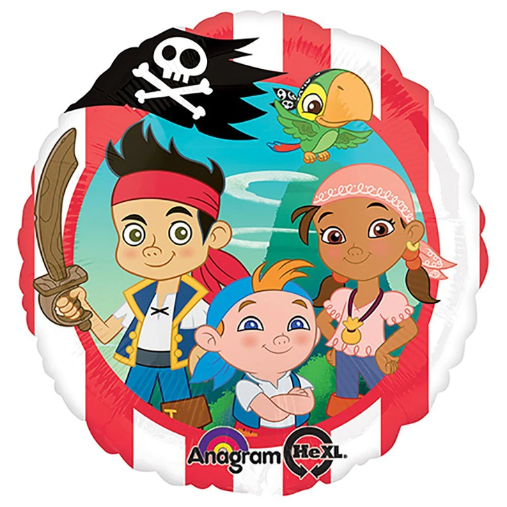 Foil Balloon Jake and the Never Land Pirates 17 inch - 1 pack