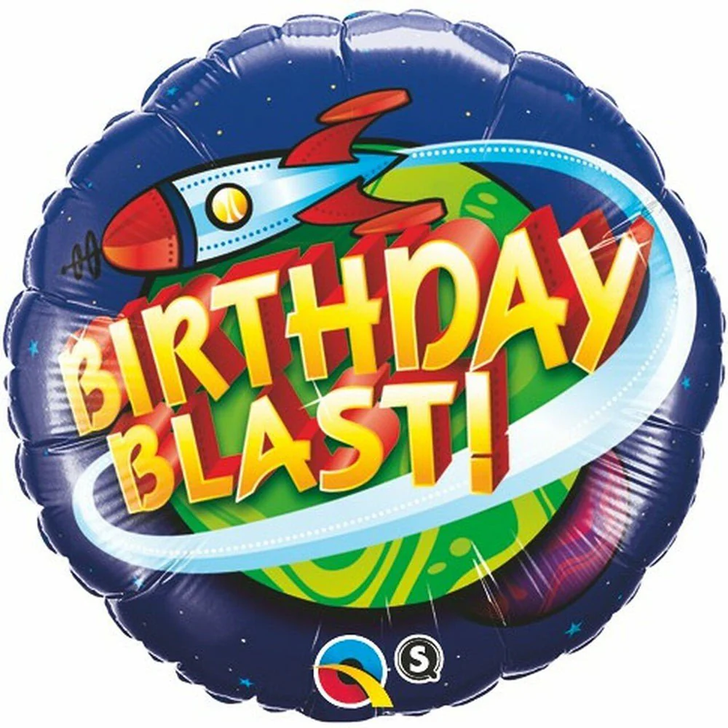 Foil Balloon Birthday Blast 18 inch - 1 pack