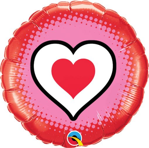 Foil Balloon Love Heart 18 inch - 1 pack