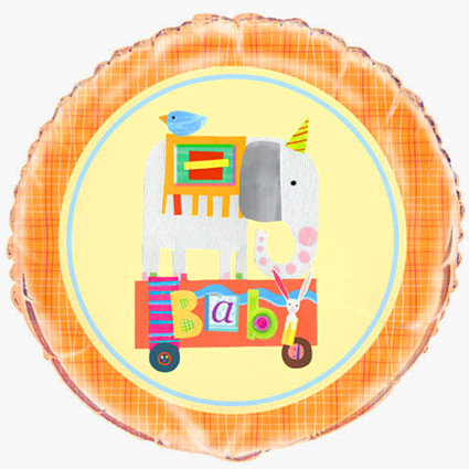 Foil Balloon Baby Elephant 18 inch - 1 pack