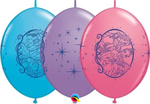 Quick Link Printed Latex Balloon Disney Princess Assortment 12 inch - 10 pack