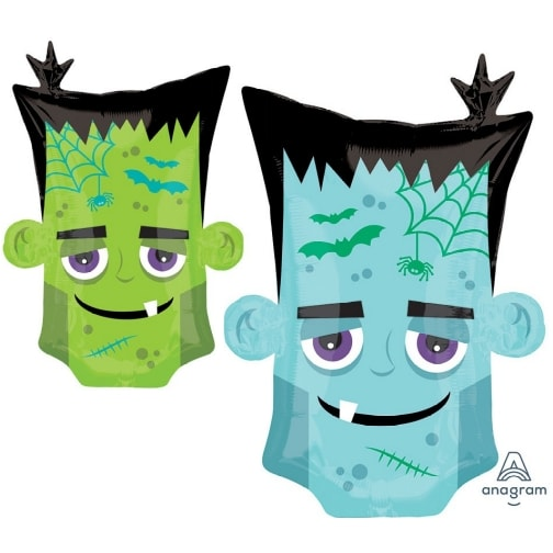 Foil Balloon Two-Sided Frankenstein 35 inch – 1 pack