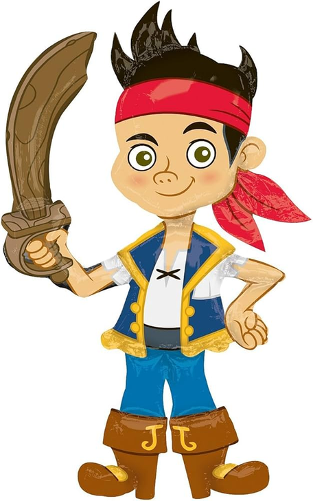 Foil Balloon AirWalker Jake and the Never Land Pirates 75 inch - 1 pack