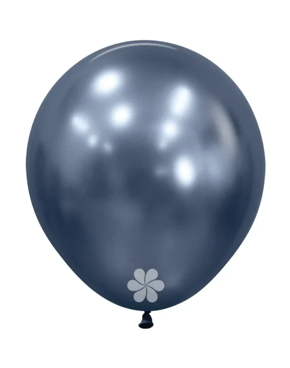 Round Latex Balloon Reflex Galaxy Blue 18 inch - 15 pack