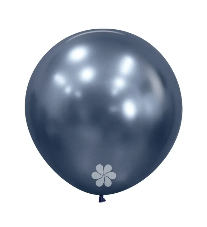 Round Latex Balloon Reflex Galaxy Blue 24 inch - 3 pack