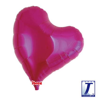 Ibrex Sweet Heart Metallic Magenta - 18"/45cm - 5 pack