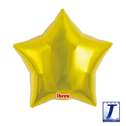 Ibrex Star Metallic Silver - 19"/50cm - 5 pack