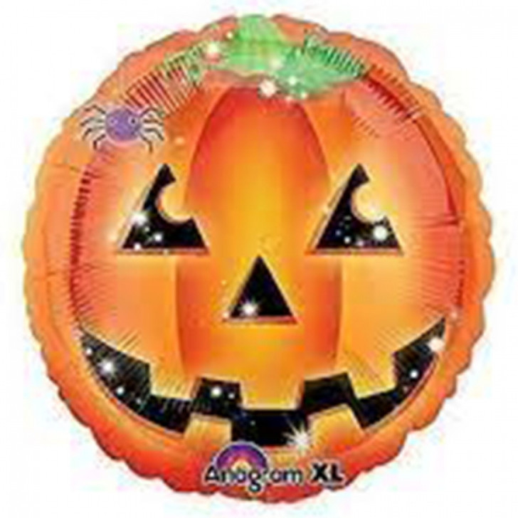 Foil Balloon Halloween Playful Pumpkin 18 inch - 1 pack