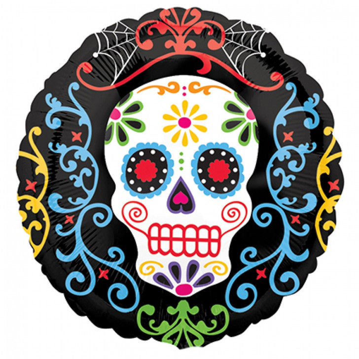 Foil Balloon Day of the Dead 18 inch - 1 pack