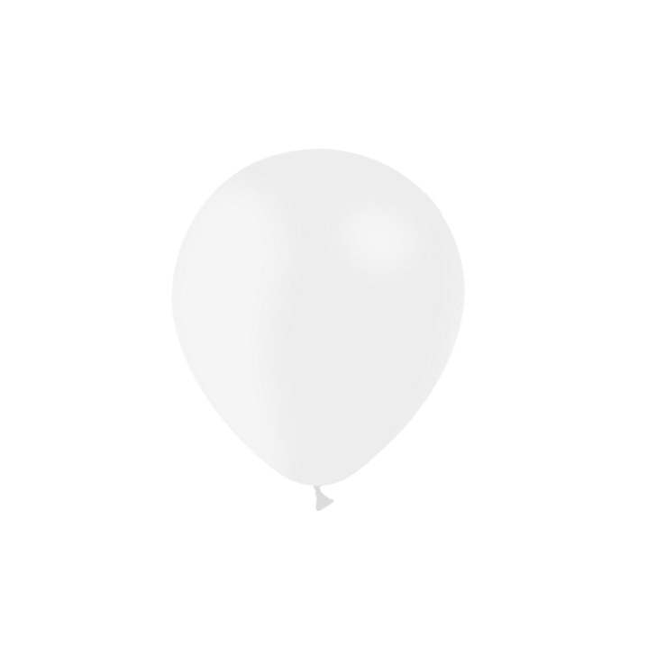 Round Latex Balloon Standard White 5 inch - 100 pack