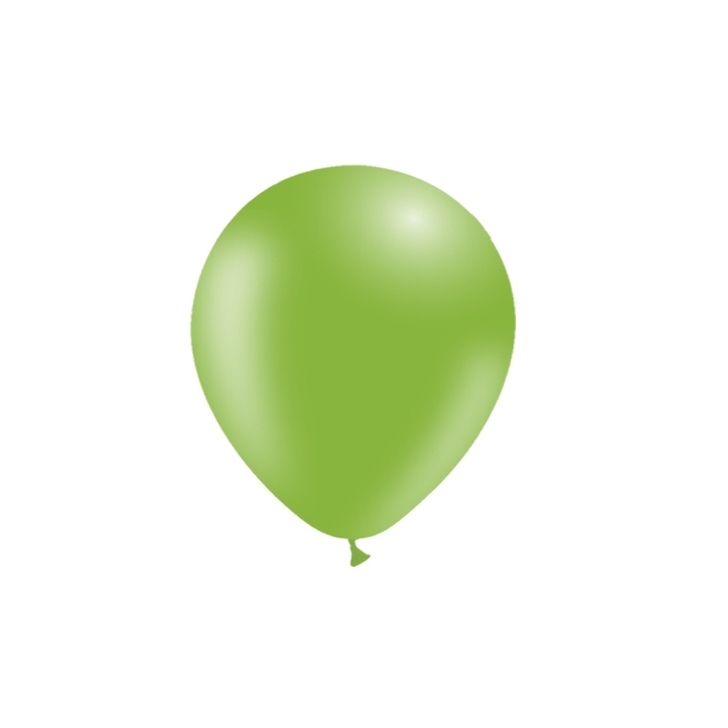 Round Latex Balloon Standard Apple Green 5 inch - 100 pack