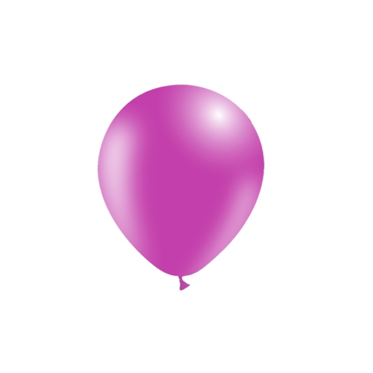 Round Latex Balloon Standard Fuchsia 12 inch - 100 pack