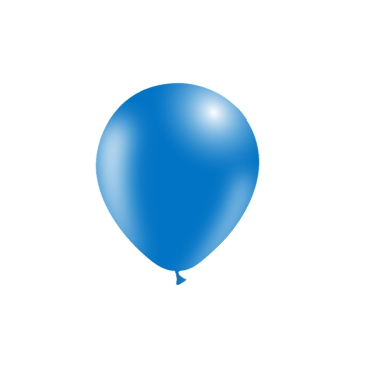 Round Latex Balloon Standard Blue 12 inch - 50 pack