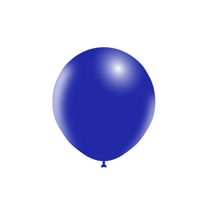 Round Latex Balloon Standard Navy Blue 18 inch - 25 pack