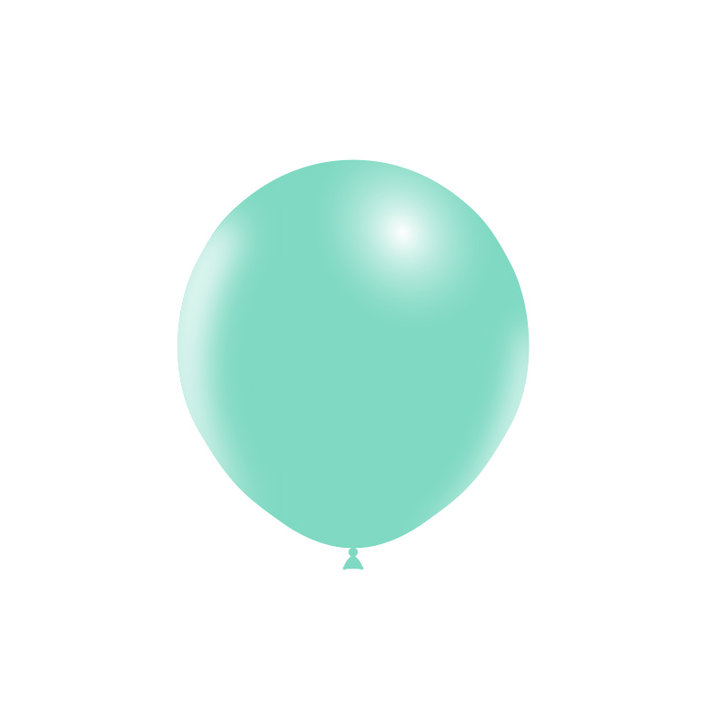 Round Latex Balloon Standard Mint Green 18 inch - 25 pack