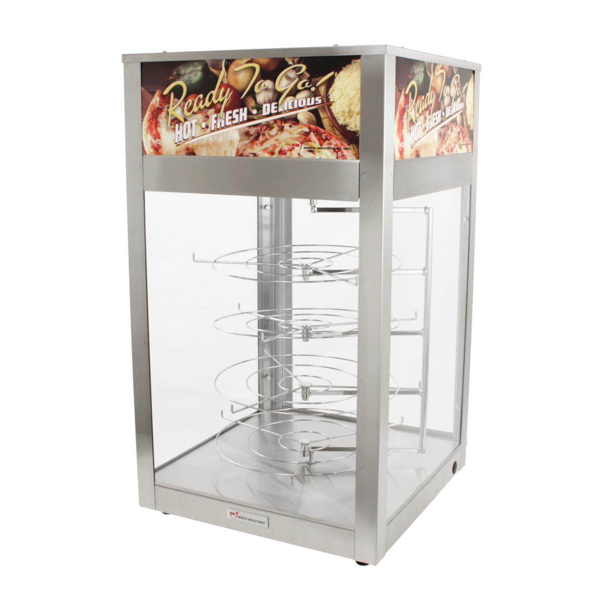 Wisco 695D Single Door Pizza Merchandising Warmer - FOODPROS