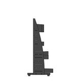 PanelRak 12"W x 24"H PC Packets Pre-Configured Kit Side View