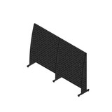 PanelRak 48"W x 30"H Countertop Shroud Kit PanelRak 48"W x 30"H Countertop Shroud Kit