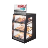 Gourmet Cafe FCI Narrow Countertop LED Bakery Case with LED Panel