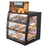 Dough! Bakery To Go FCI Wide Countertop LED Bakery Case with LED Panel