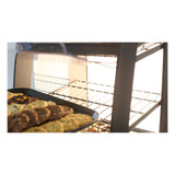 FCI Wide Countertop LED Bakery Case with Mirror Back Close Up