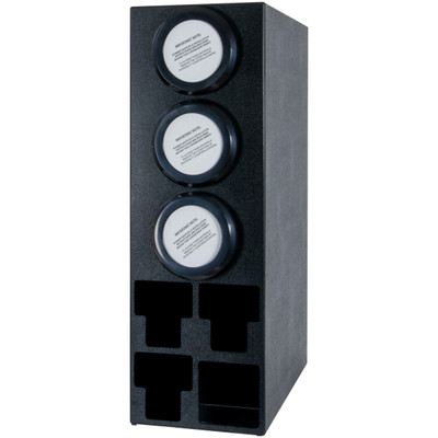 FCI 1x3 Lid/Straw/Cup Tower Dispenser with Baffles (SLR)