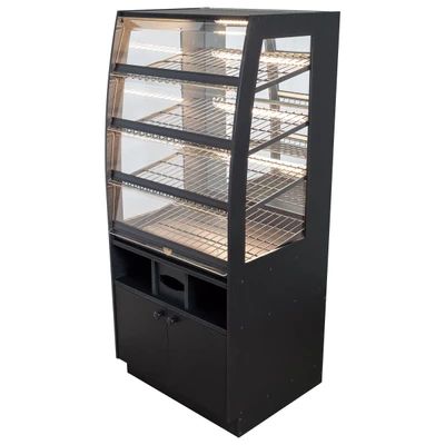 FCI Floor-Standing LED Bakery Case with Mirror Back