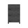 PanelRak 12"W x 18"H Coffee Condiment Station Pre-Configured Kit with HeaderFront View