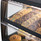 FCI Narrow Countertop LED Bakery Case with Mirror Back Close Up Display